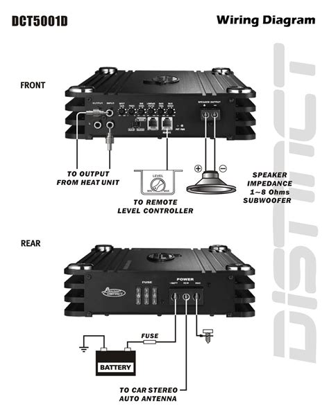 pdf 5000 watt amplifier schematic diagram circuit 5000 watt amplifier schematic diagram circuit author: Amazon.com: Lanzar DCT5001D 5000 Watt Digital Mono Block Half Ohm Stable Power Amplifier: Car ...