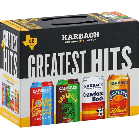 Karbach Greatest Hits Variety Pack Beer 12 Oz Cans Shop Beer At H E B
