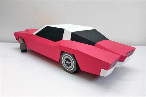 Diy Classic Car 3d Papercrafts Classic Cars Car Car Papercraft
