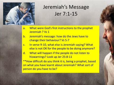 Ppt Jeremiah The Prophet Of Doom Powerpoint Presentation Free