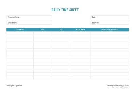 Free Printable Timesheet Templates Excel Word Pdf Ph