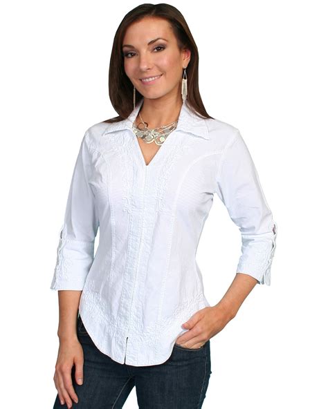 Scully Length Sleeve Peruvian Cotton Top Sheplers