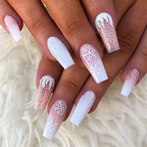 40 Awesome Acrylic Nail Designs For Winter 2022 Xuzinuo Page 13