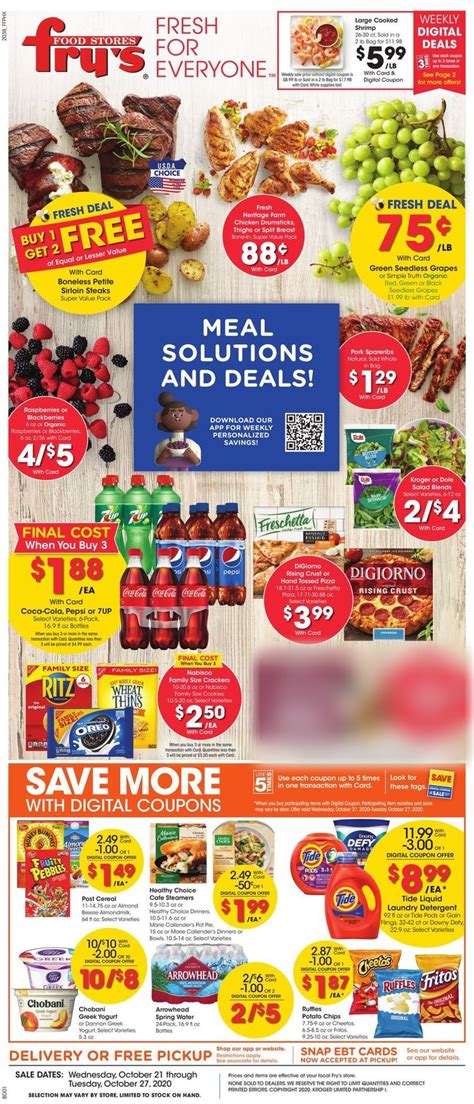 Use this store locator to find your local grocery store. Fry's Current weekly ad 10/21 - 10/27/2020 - frequent-ads.com
