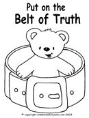 Free download 37 best quality truth coloring pages at getdrawings. Armor of God Preschool Lesson - Belt | Armor of god lesson ...