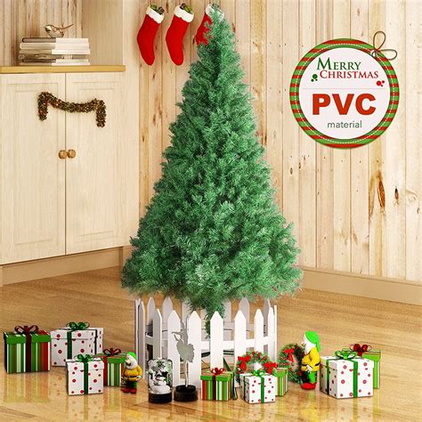 4ft5ft6ft7ft8ft Unlit Christmas Tree Wstand Indoor Outdoor Holiday