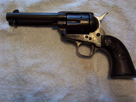 Colt Single Action Army Revolver In 38 Wcf 38 For Sale
