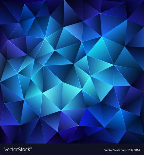 Free Download Dark Blue Polygonal Background Royalty Vector Image