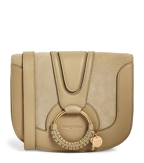 See By Chloé Leather Suede Hana Cross Body Bag Harrods Us