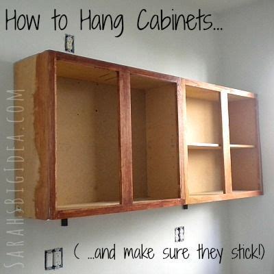 Learn how to hang a wall cabinet with this step by step guide from one of our wickes experts. How to Hang Cabinets | Hanging kitchen cabinets, Hanging ...