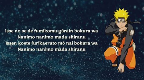 Naruto Shippuden Op 16 Silhouette Lyrics Video Youtube