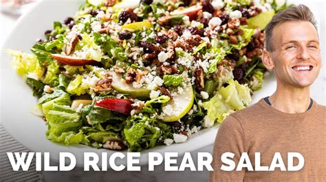 Wild Rice And Pear Salad A Thanksgiving Salad Thats A Winner Youtube