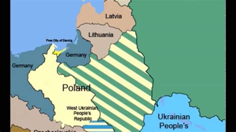Polands Borderterritorial Changes 17th Century To 21st Century Youtube