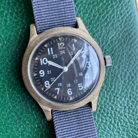 1969 Benrus Mil W 56374 Vietnam Era Us Military Wristwatch Serviced