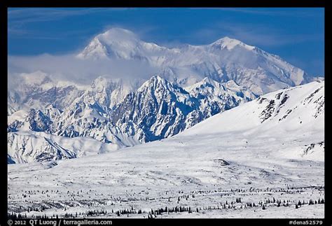 Picturephoto Mt Mckinley South And North Peaks In Winter Denali