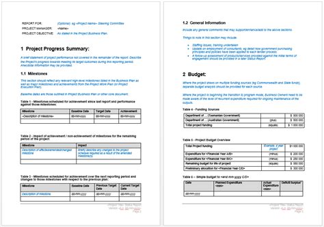 The project can be the design, construction, or repair of something, the study or research of a problem or question, or the gathering of information on a. Project Progress Report Template - Word Templates for Free ...