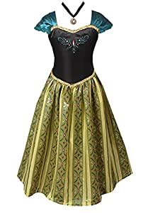 Amazon Com Vogue Princess FROZEN ANNA CORONATION Dress Costume