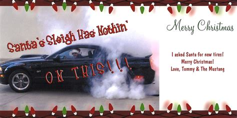 The Christmas Card The Mustang Source Ford Mustang