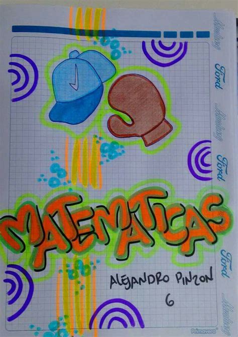Decoracion De Cuadernos Como Marcar Cuadernos Para Niños Matematicas