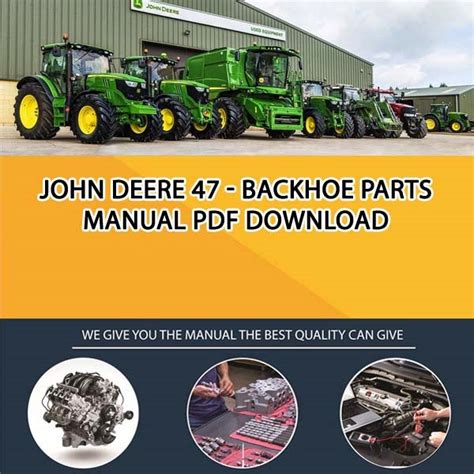 John Deere 47 Backhoe Parts Manual Pdf Download Service Manual