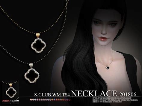 Sssvitlans “ Created By S Club S Club Ts4 Wm Necklace F 201806 Created