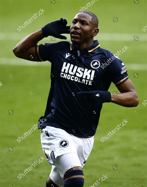 Benik Afobe Millwall Celebrates Scoring Opening Editorial Stock Photo