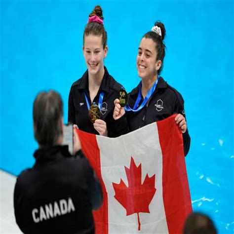Meaghan Benfeito Caeli Mckay Win Diving Gold To Book Tokyo Olympic