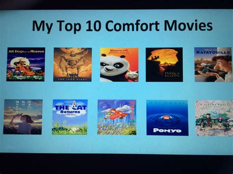 My Top 10 Comfort Movies By Theartdragon27 On Deviantart