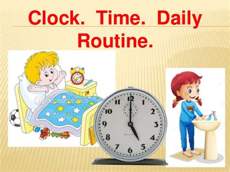 Clock Time Daily Routine