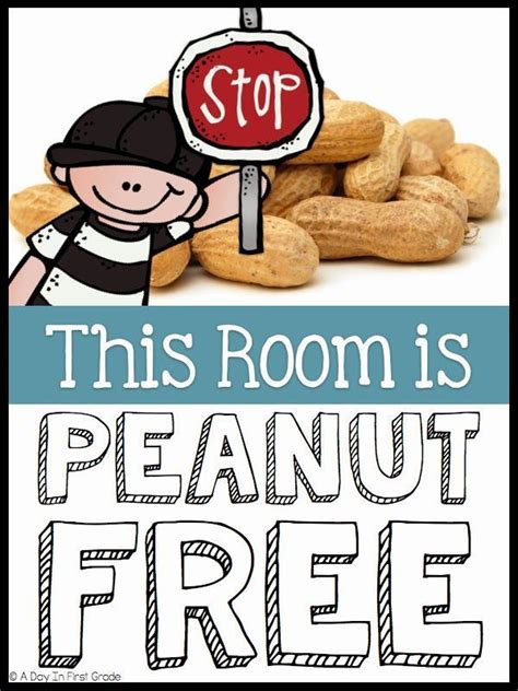 Peanut Free Classroom Classroom Signs Free Classroom