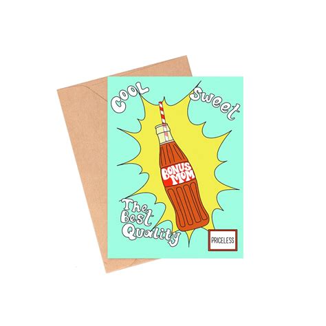 Bonus Mom Card Step Mom Mothers Day Card Card For Stepmother Birth Mom Mothers Day Card