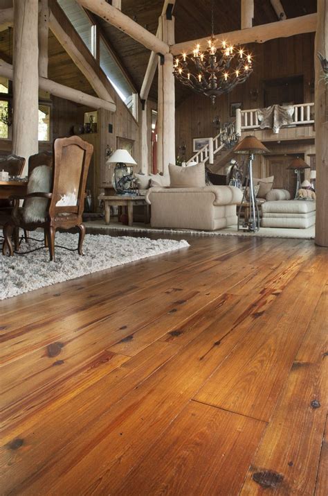 Knots will be tight, meaning they won't fall out, and are generally small. Antique reclaimed wood flooring - Heart Pine, cabin grade ...