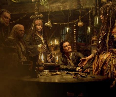 Jack Sparrow And Crew Go To Visit Tia Dalma In Dead Man S Chest Pirates Of The Caribbean