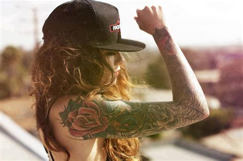 badass female tattoos