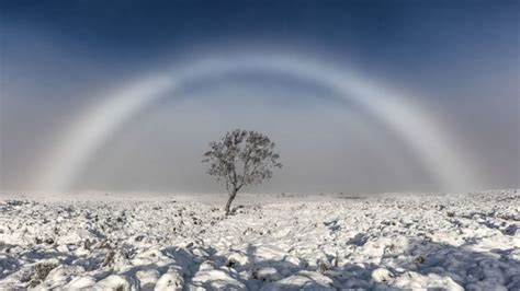 Fog Bow Rare White Rainbow Captured In Scotland