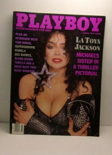 Playboy Magazine March Laurie Jo Wood Centerfold Intact Pre Owned