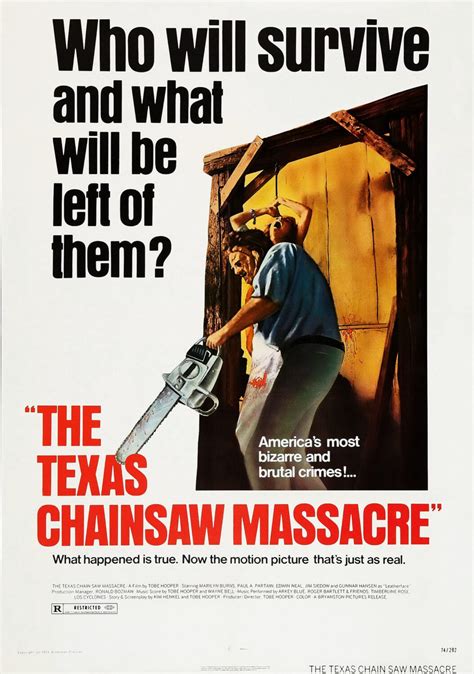 The Texas Chainsaw Massacre Movie Poster Classic 70s Vintage Poster