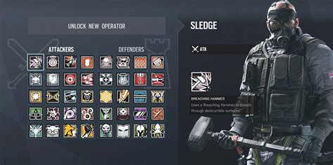Rainbow Six Siege Sledge What He Can Do And How To Use Him Rock