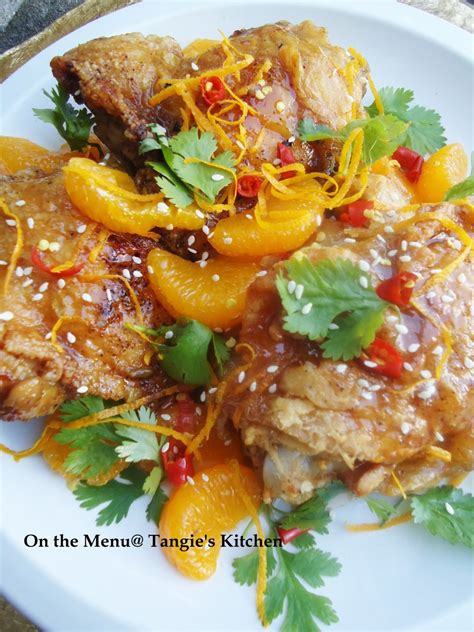 Crispy Mandarin Orange Chicken On The Menu Tangies Kitchen