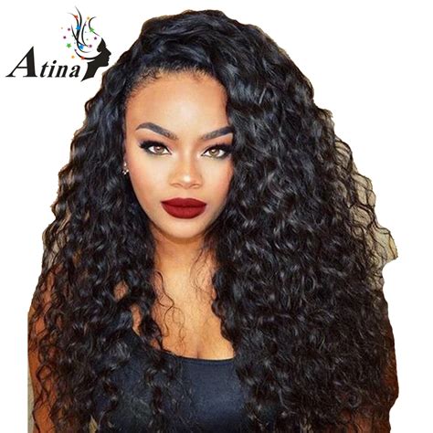 Buy Glueless Full Lace Human Hair Wigs For Black Women Deep Curly Virgin