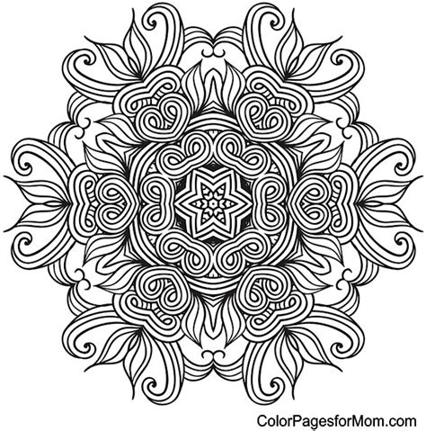 Posted on august 25, 2019 by leave a comment. Adult Mandala Coloring Page For Stress Relief Coloring Pages