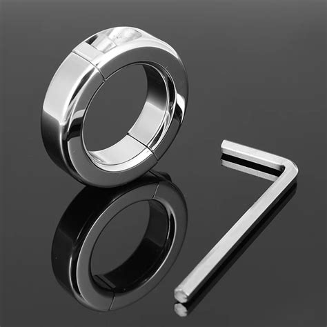 Buy 150g In Dia 37mm Stainless Steel Scrotum Stretcher Ring Metal Locking