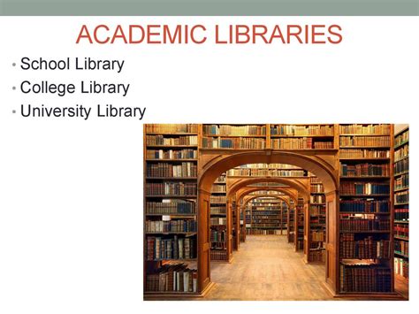 Libraries Types Of Libraries Online Presentation