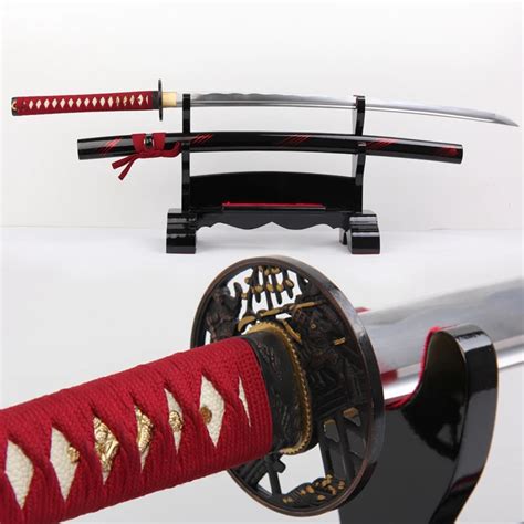 Handmade Full Tang Katana Real Samurai Sword 1045 Carbon Steel For Sale