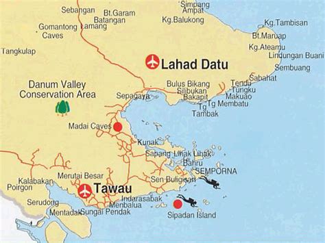 Peta Sabah Bha Lahad Datu Di Mana