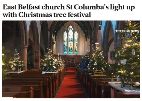 St Columbas Christmas Tree Festival The United Diocese Of Down And