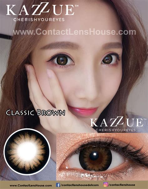Classic Brown Colored Contacts Lens