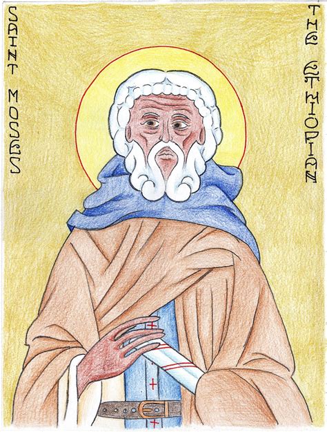 Bible Illustrated St Moses The Black