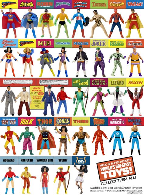 Mego Worlds Greatest Superheroes Poster Mego Central