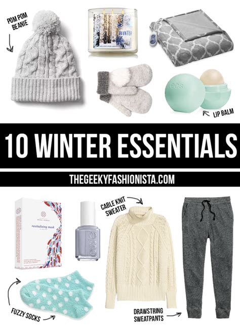 10 Winter Essentials Amanda Boldly Goes